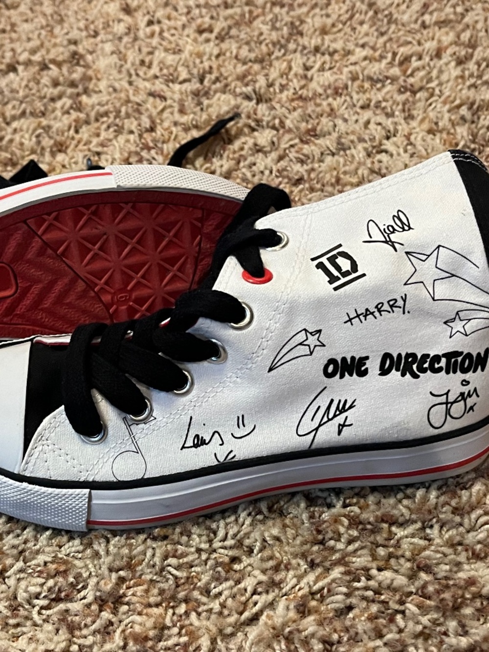 One Direction Size 6 Shoe
